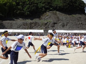 9中高生全員リレー①