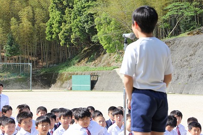 5月8日(金)児童会朝礼