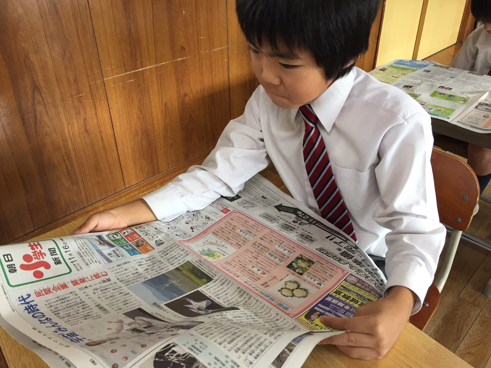 朝日小学生新聞モニターを通して