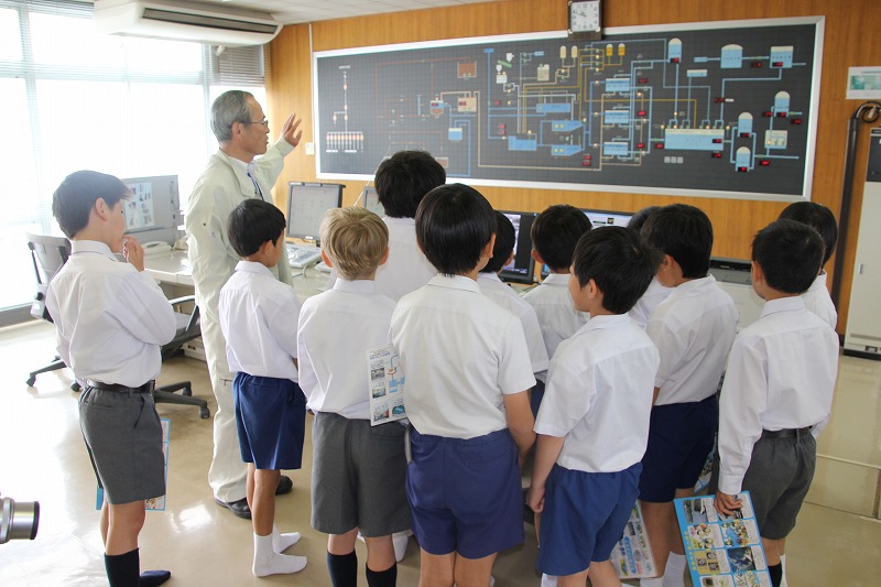 道ノ尾浄水場見学（4年生）