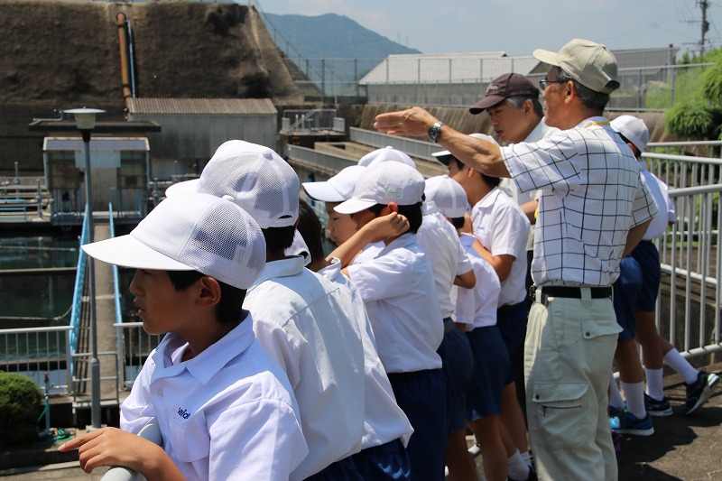 「道ノ尾浄水場」見学