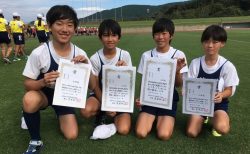 「小体会」400mリレー、走り幅跳び、優勝