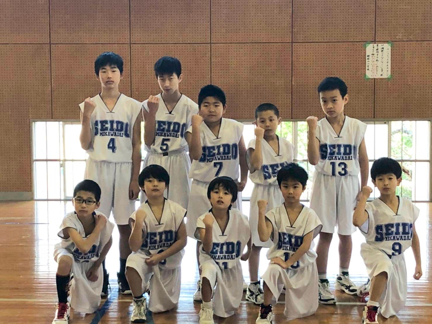 ミニバスＵ１２リーグ　新人戦　第１節　終了