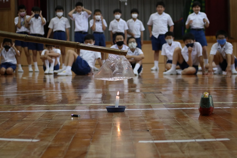 ６年 理科実験 part V「水素爆発」