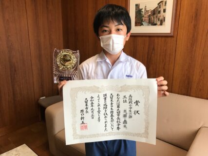 囲碁で５年生が九州３位
