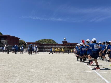 日本で最も早い小中高合同体育祭まで、あと2日