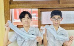 6年生家庭科「洗濯実習」 